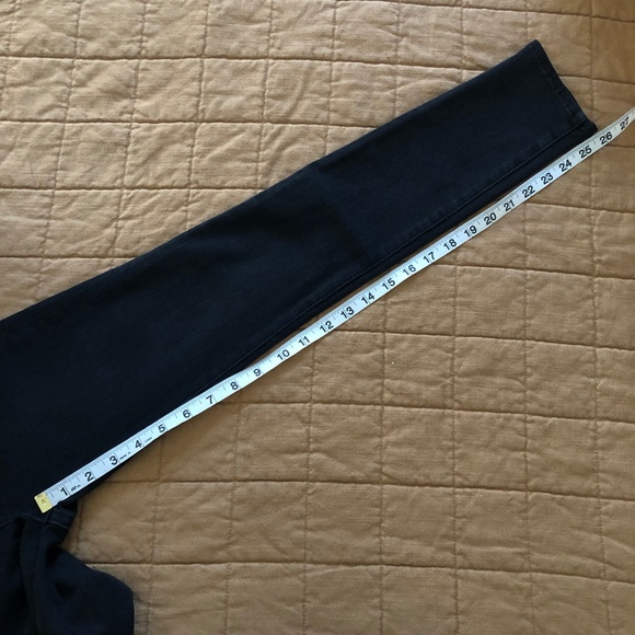 ❤️ Veronica Beard Debbie 10" Skinny Jeans Coal Rhinestone Buttons Black Size 25 - Picture 14 of 15